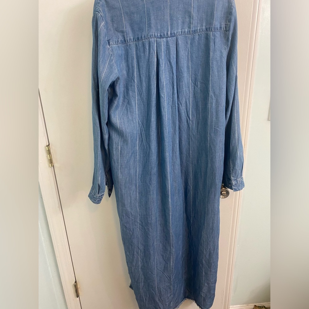 Bella Dahl Indigo Denim Shirt Dress - Picture 3 of 7